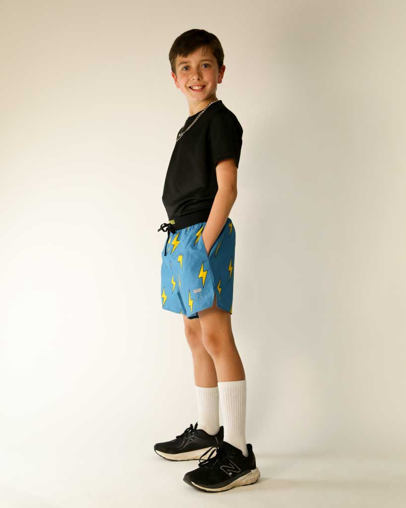 Boys' Blue Bolts Running Shorts