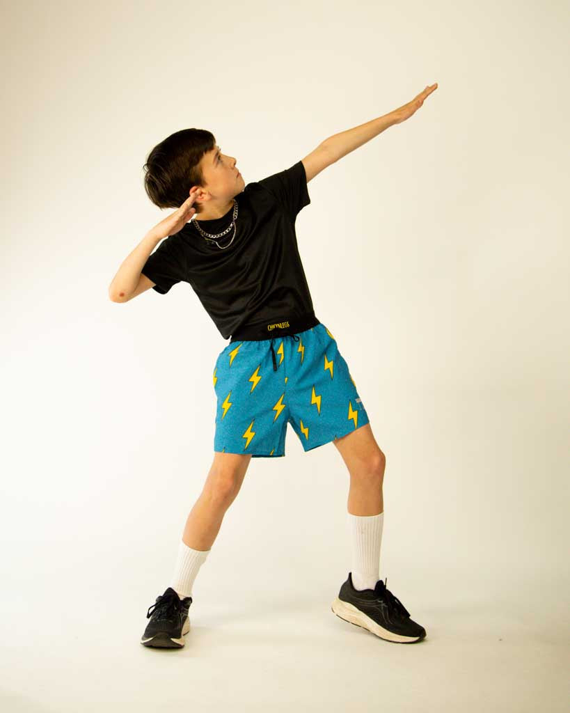 Boys' Blue Bolts Running Shorts