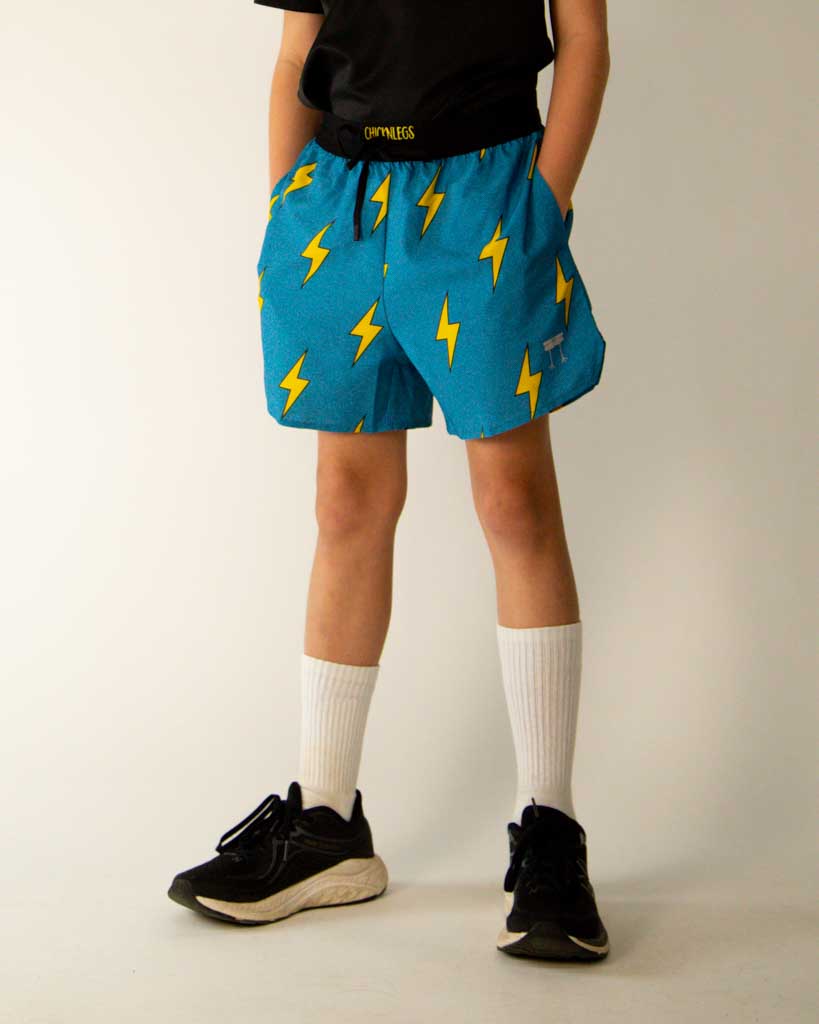 Boys' Blue Bolts Running Shorts