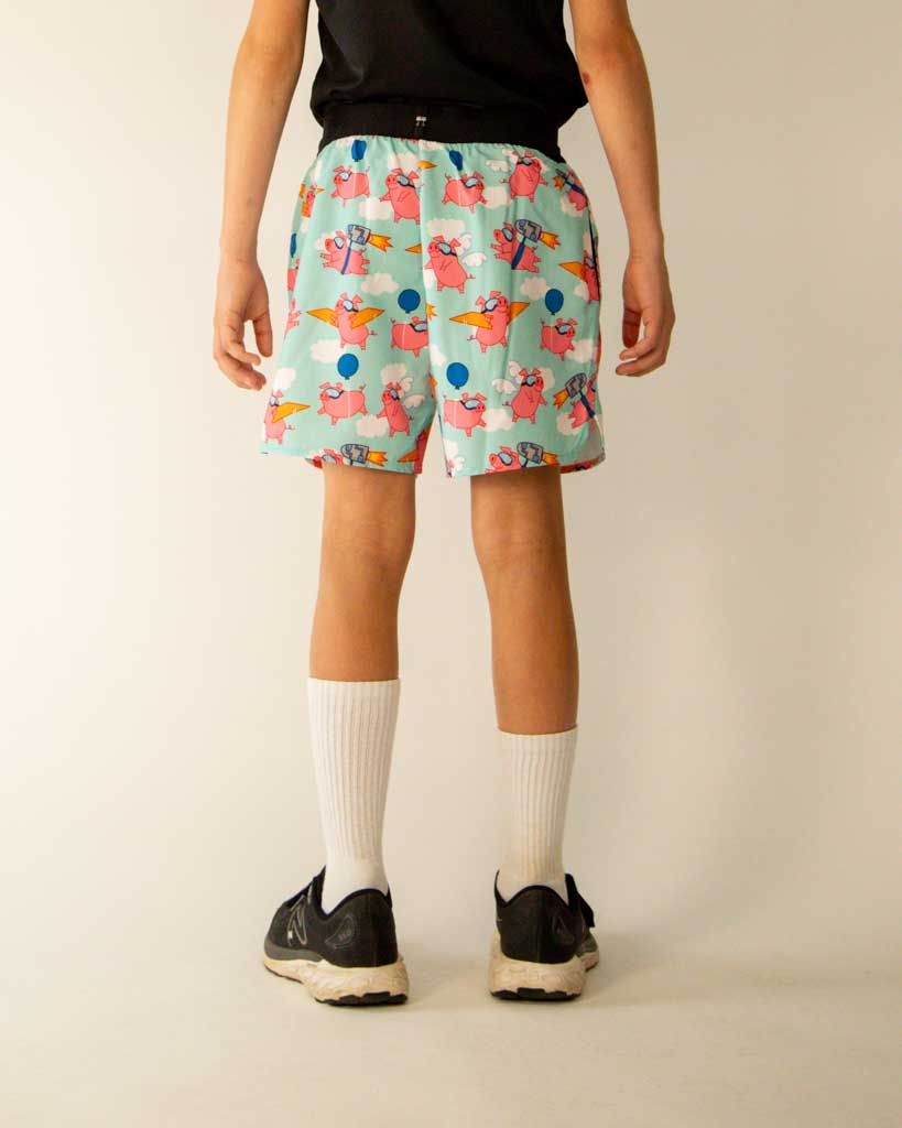Boys' Flying Pigs Running Shorts
