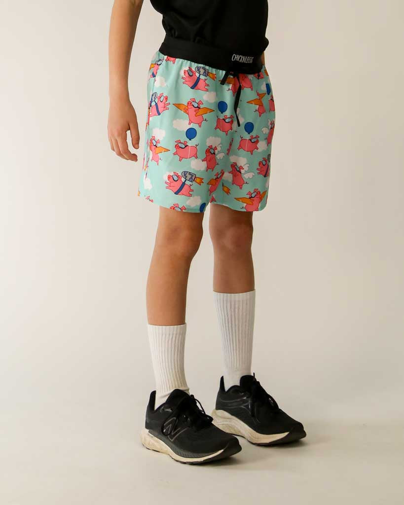 Boys' Flying Pigs Running Shorts