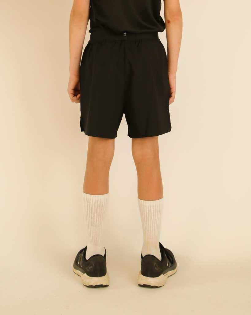 Boys' Black Running Shorts
