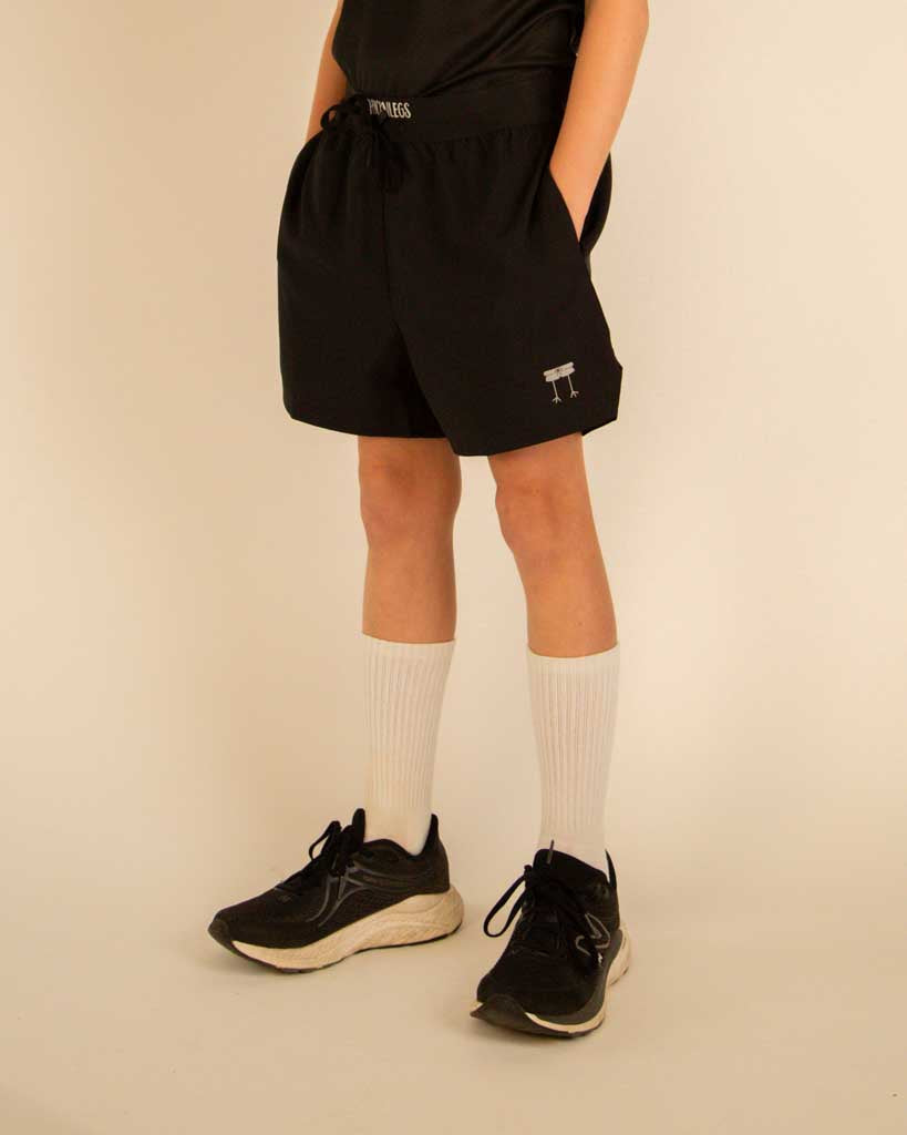 Boys' Black Running Shorts