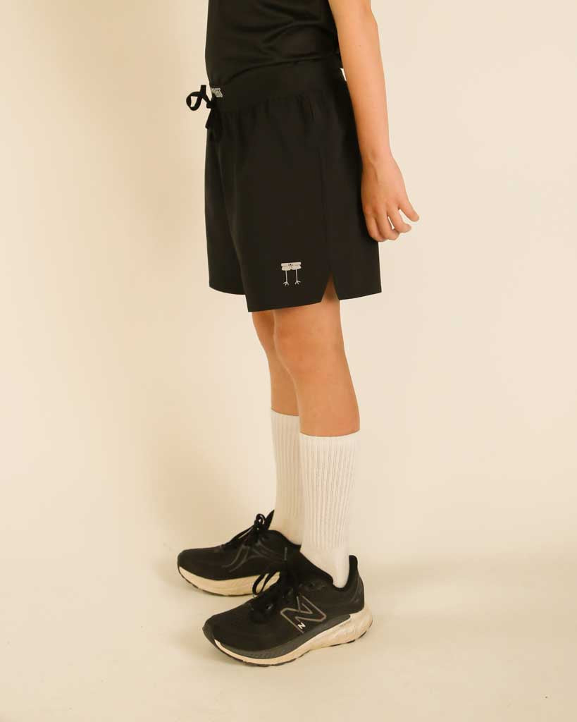 Boys' Black Running Shorts
