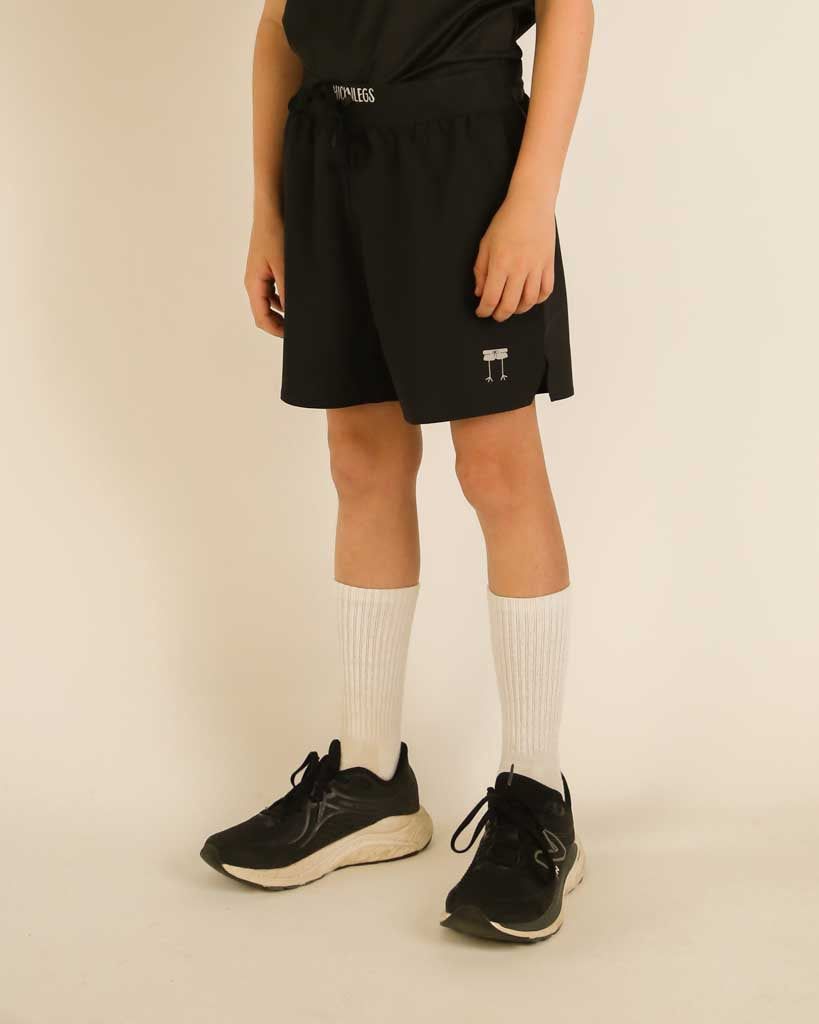 Boys' Black Running Shorts