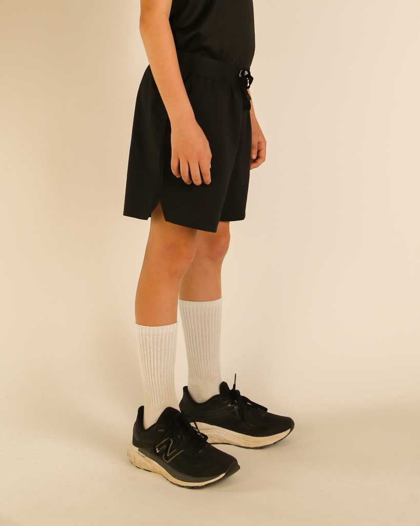 Boys' Black Running Shorts