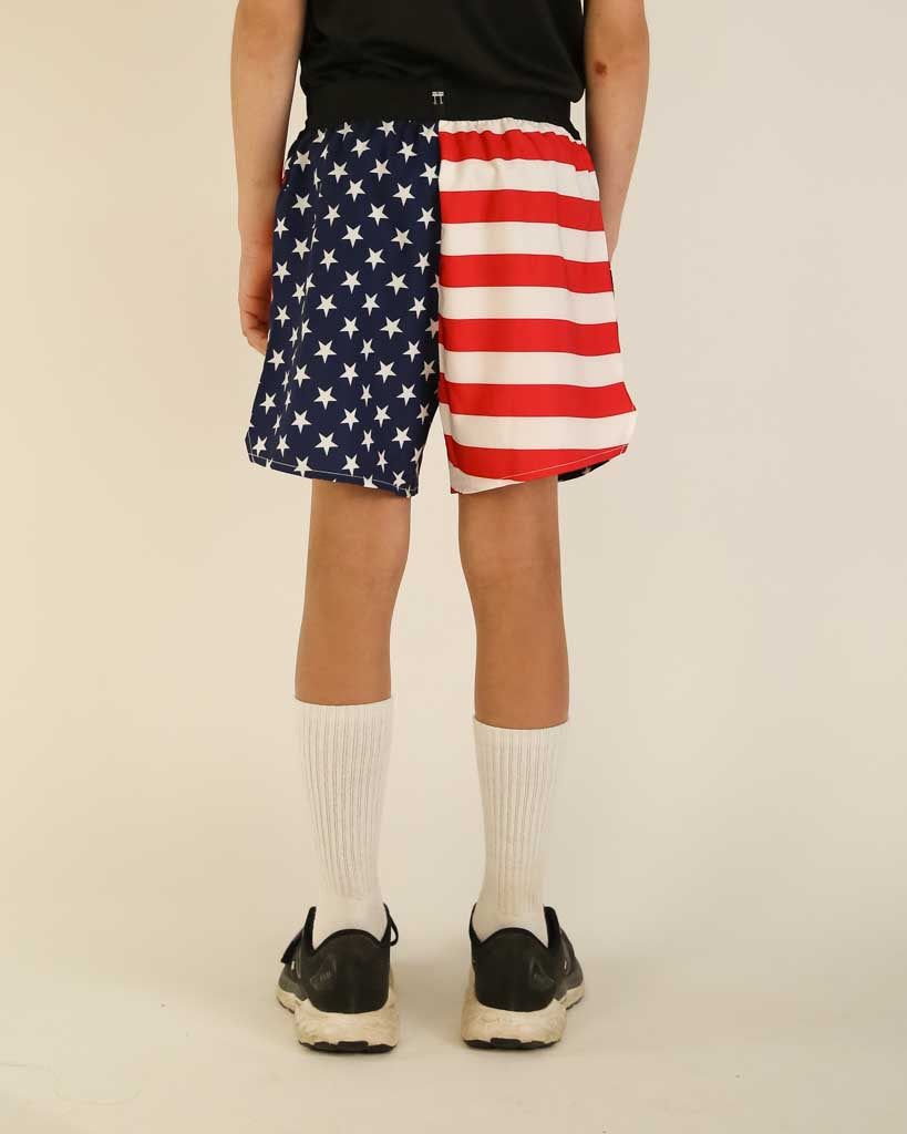 Boys' USA Running Shorts