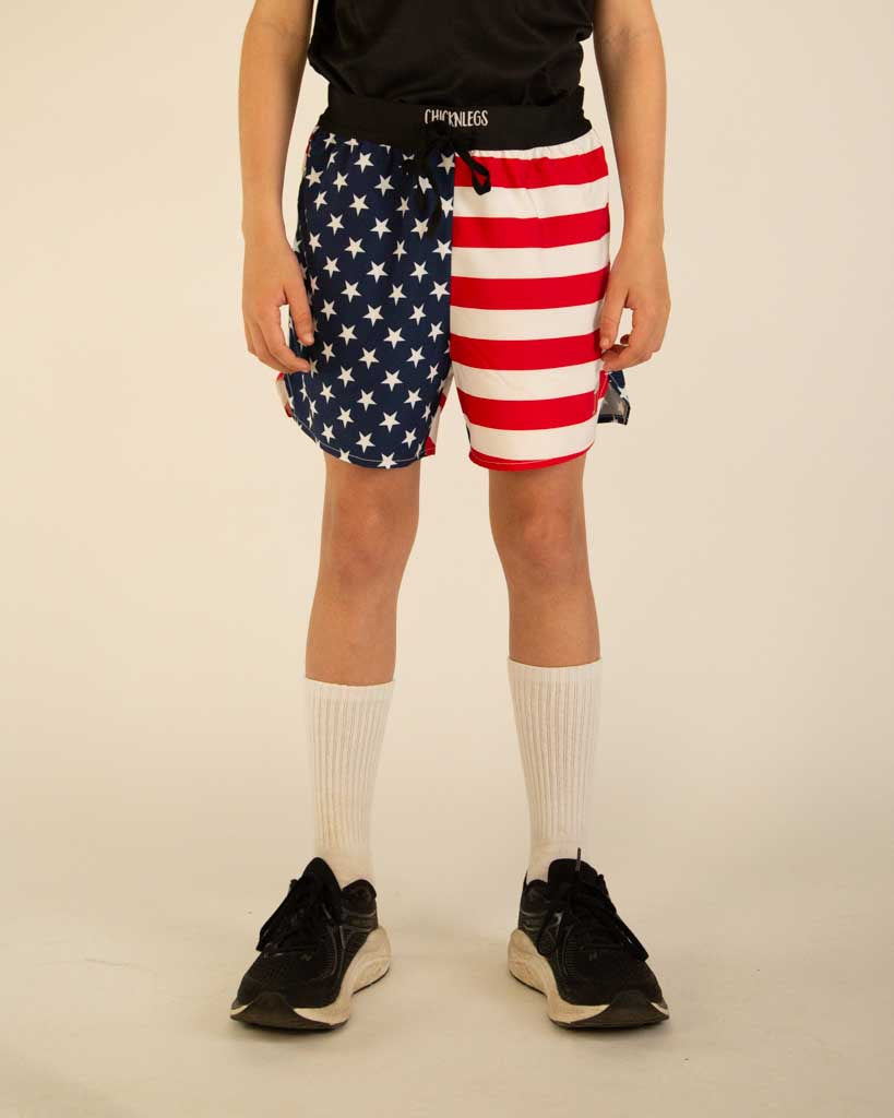 Boys' USA Running Shorts