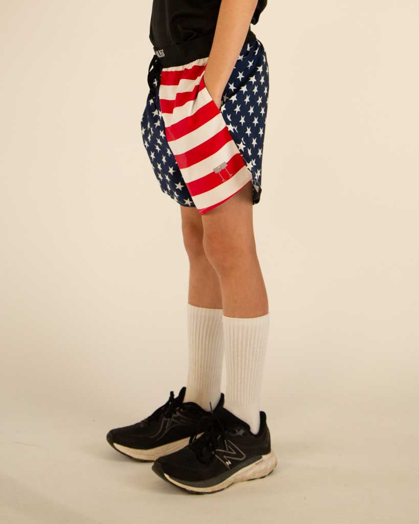 Boys' USA Running Shorts