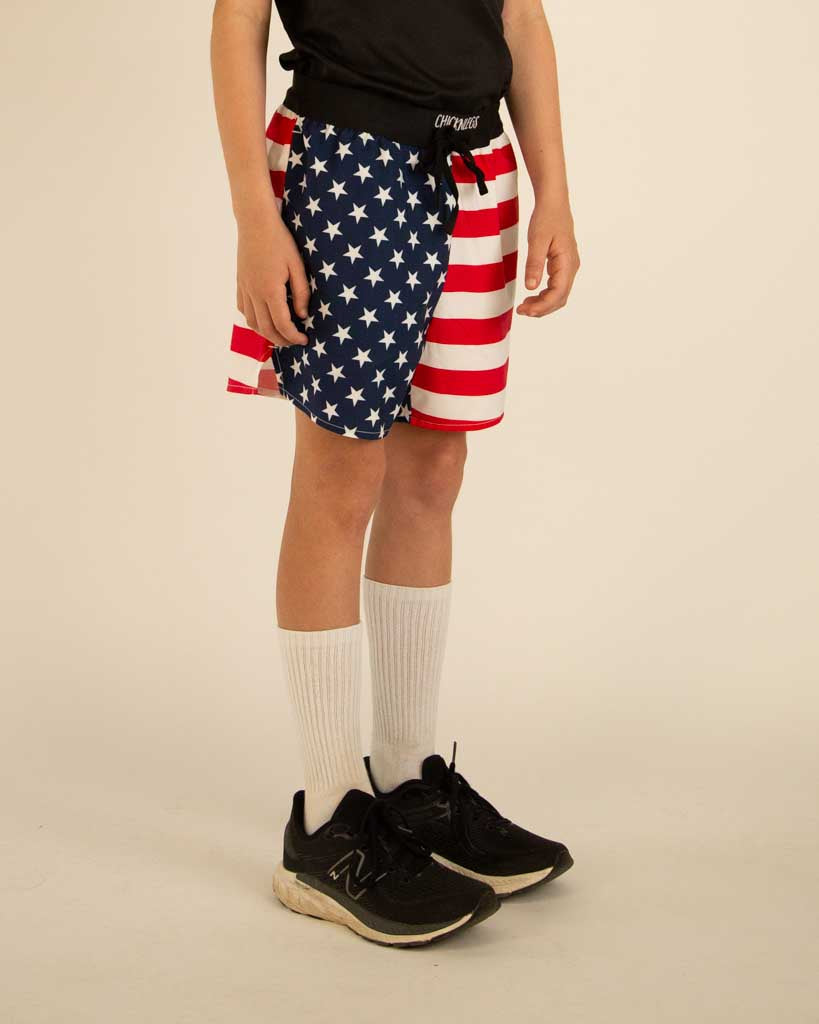 Boys' USA Running Shorts